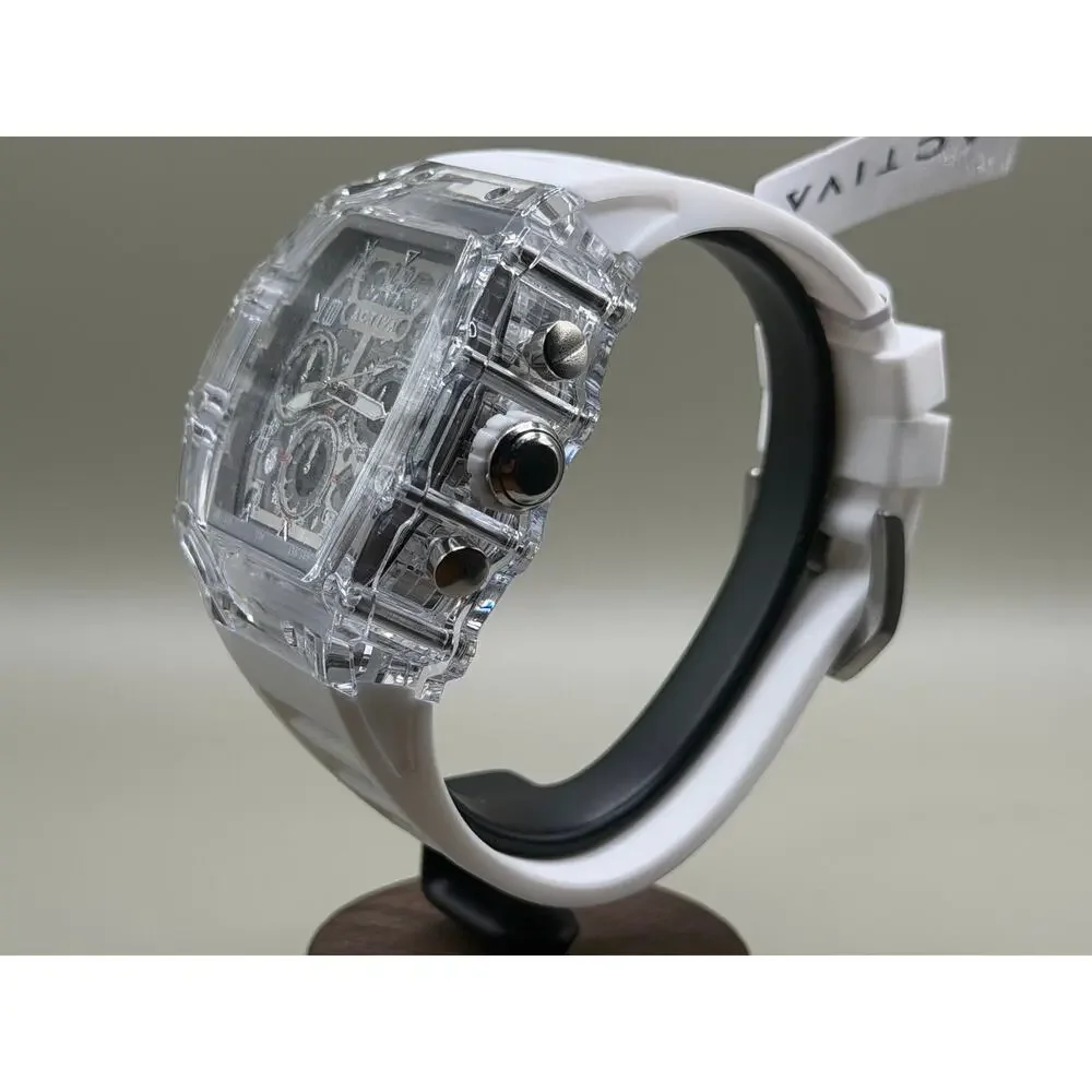 Activa Fury X Invicta Skeleton Dial White Men’s Watch 44mm BNIB
